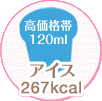 アイス 246kcal（高価格帯120ml）